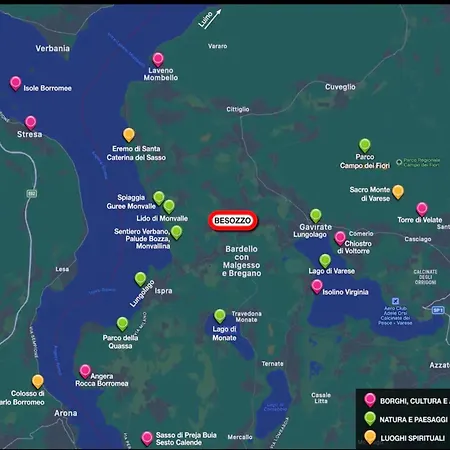 House Of Camellias - Ground Floor With Garden Besozzo